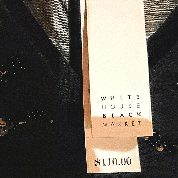 New Banana Republic Split Sleeve Sequin Tunic with Camisole - Picture 10 of 12